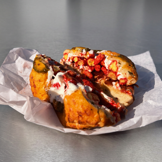 Flaming Bacon Bagel